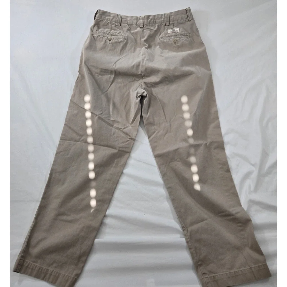 Polo Ralph Lauren Chino Pants Mens 34x32 Khaki Beige Philip Pant Classic Fit